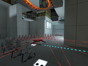 Without Portalgun Demo: Turrets Domino
